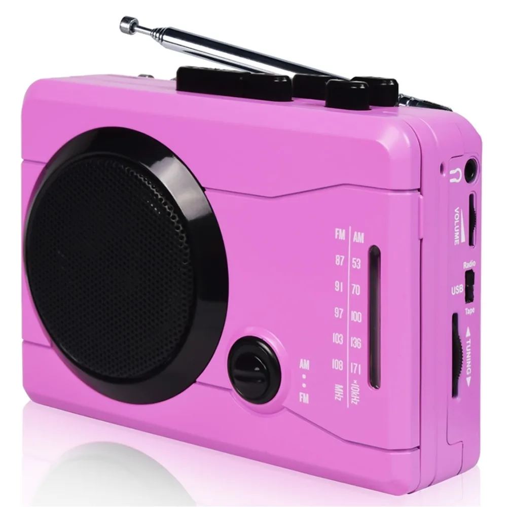Персональная лента Walkman и диктофон для преобразования кассетной ленты в MP3 через USB и цифровую аудио музыку