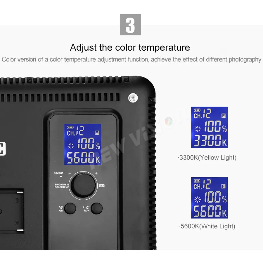 Godox светодиодный P260C ультра-тонкий 30 Вт 3300 к-5600 к светодиодный видео светильник панельная лампа для цифровой DSLR камеры студийной фотографии
