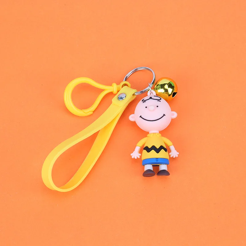 Новинка 2019 милый мультяшный брелок для дам Charlie Brown креативная Автомобильная