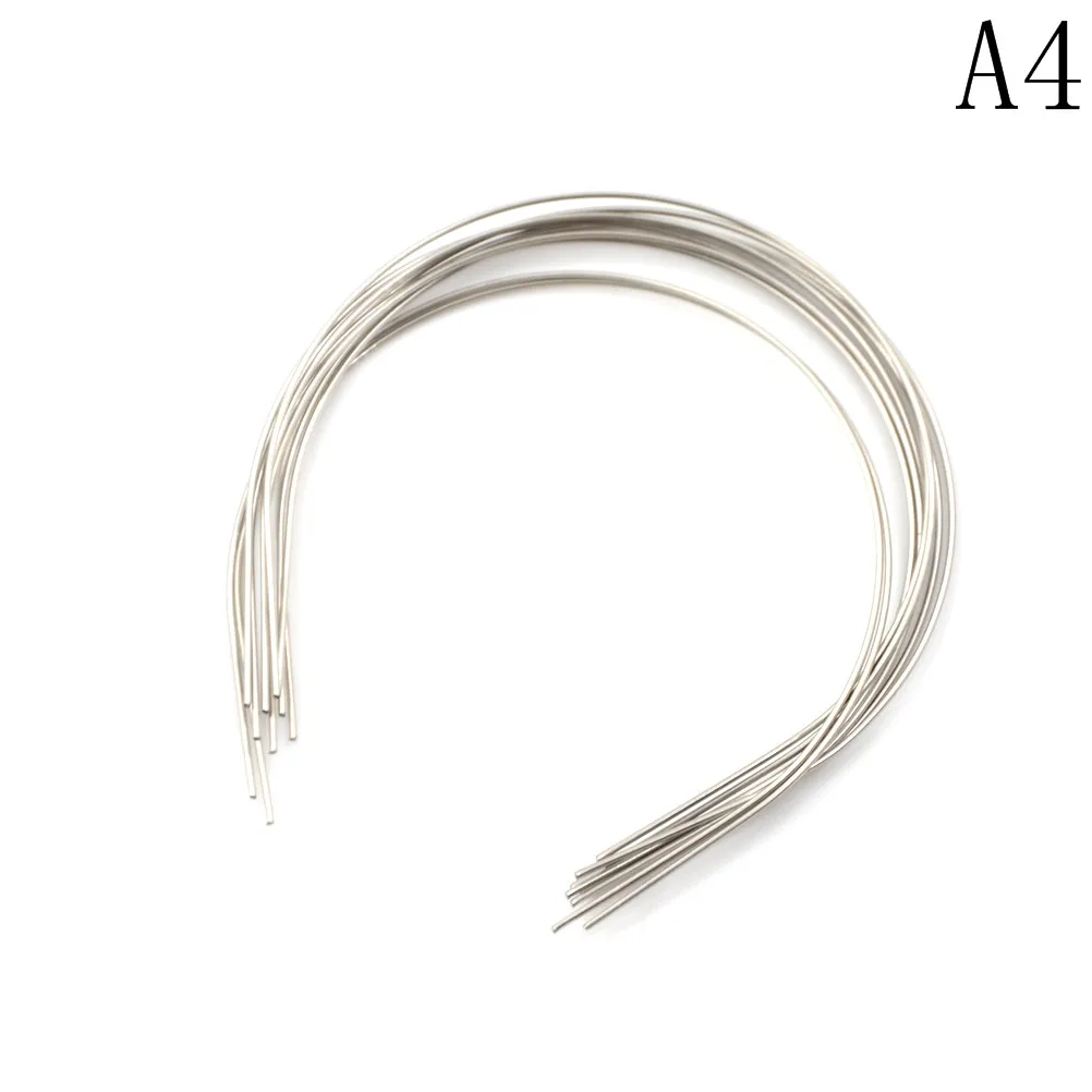 10pcs Doll DIY Silver 1.2mm Tone Thin Wire headband PARTS Embryo Headband Hair Band for Accessories | Игрушки и хобби