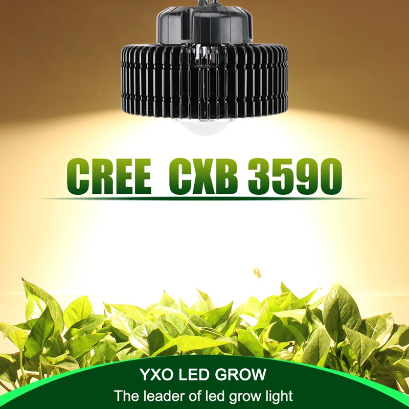 CREE CXB3590 100W COB LED Grow Light Full Spectrum MeanWell Driver  Growing Lamp Indoor Plant Growth Panel Lighting