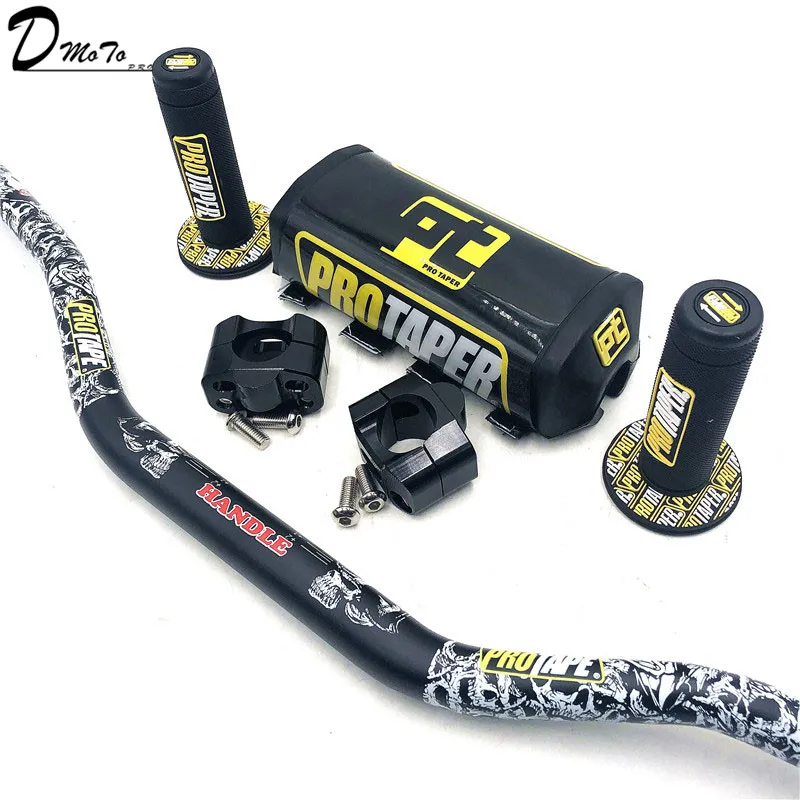 Руль для PRO конический пакет бар 1 1/8 &quotРучка Бар накладки Захваты Pit Pro Гонки грязи