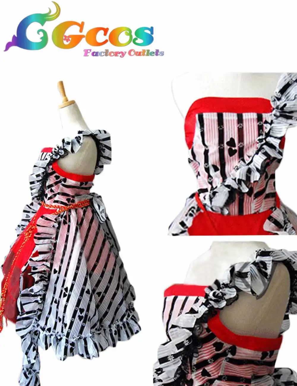CGCOS Горячая Бесплатная доставка костюм Алисы для косплея в стране чудес Алиса