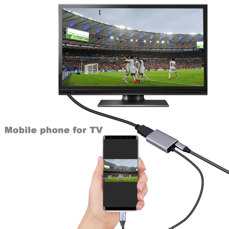 Type-C Преобразование HDMI адаптер ТВ Кемпинг конвертер Кабель Аксессуары для ПК