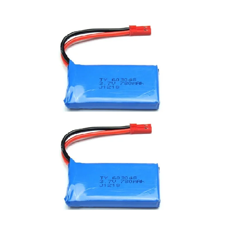 Аккумулятор для квадрокоптера WLtoys V686G Q222 Q222G / XK X250 RC 2 шт./лот 3 7 в 780 мАч запасные