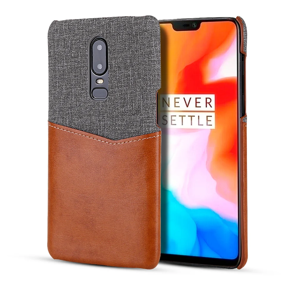 Модный кожаный чехол для телефона one plus 6 с карманом карт задняя крышка T ONE Plus Coque