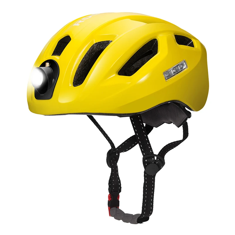 Model 2 Yellow ROCKBROS литой велосипедный светильник, шлем, велосипедный налобный фонарь, велосипедный шлем, Спортивная безопасность, MTB велосипедная Кепка, шлем для мужчин и женщин - Цвет: Model 2 Yellow
