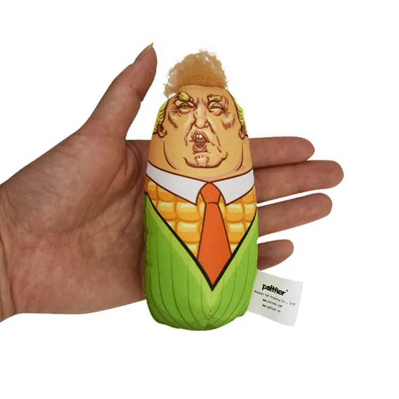 FILY Trump Head Maize Design Cat Toys Stuffed Plush Corn Catnip Pillow Toy | Дом и сад