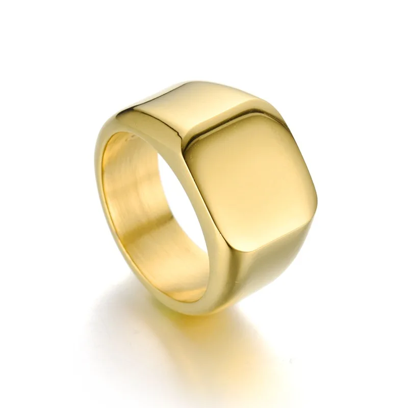 FENGLI Charm Punk Solid Gloss Stainless Steel Casting Ring for Women Men Delicate Female Rings Titanium Jewelry Gift | Украшения и
