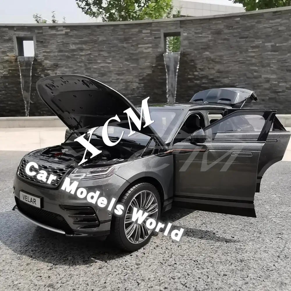 Литая модель автомобиля для LCD Velar 1:18 (серый) + небольшой подарок!|Наземный