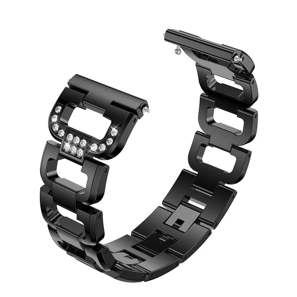 Ремешок для Fitbit Versa браслет на запястье умные Аксессуары 130 мм-200 мм Элегантный ремешок для часов Роскошные Сменные Стразы