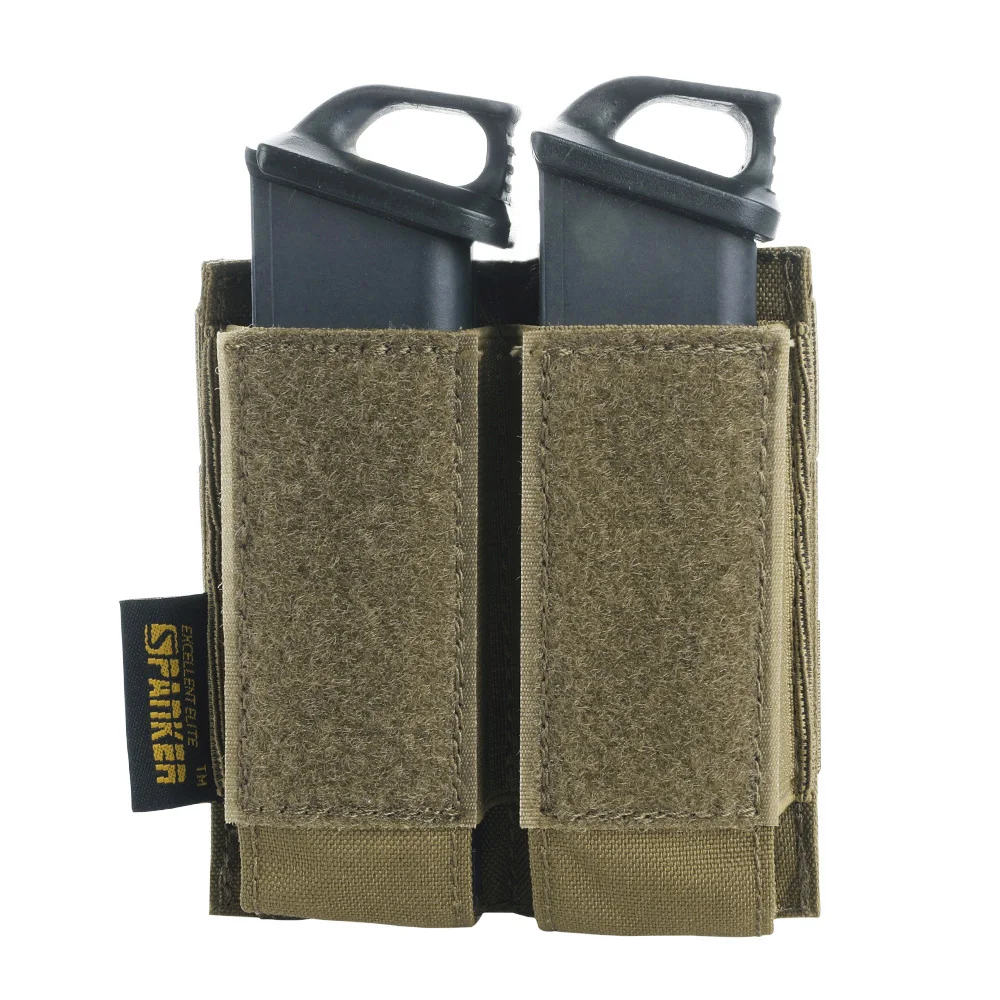 Отличный Элитный бизань тактический пистолет Molle журнал сумки военный Glock двойной зажим сумка для пейнтбола игры маленькая сумка