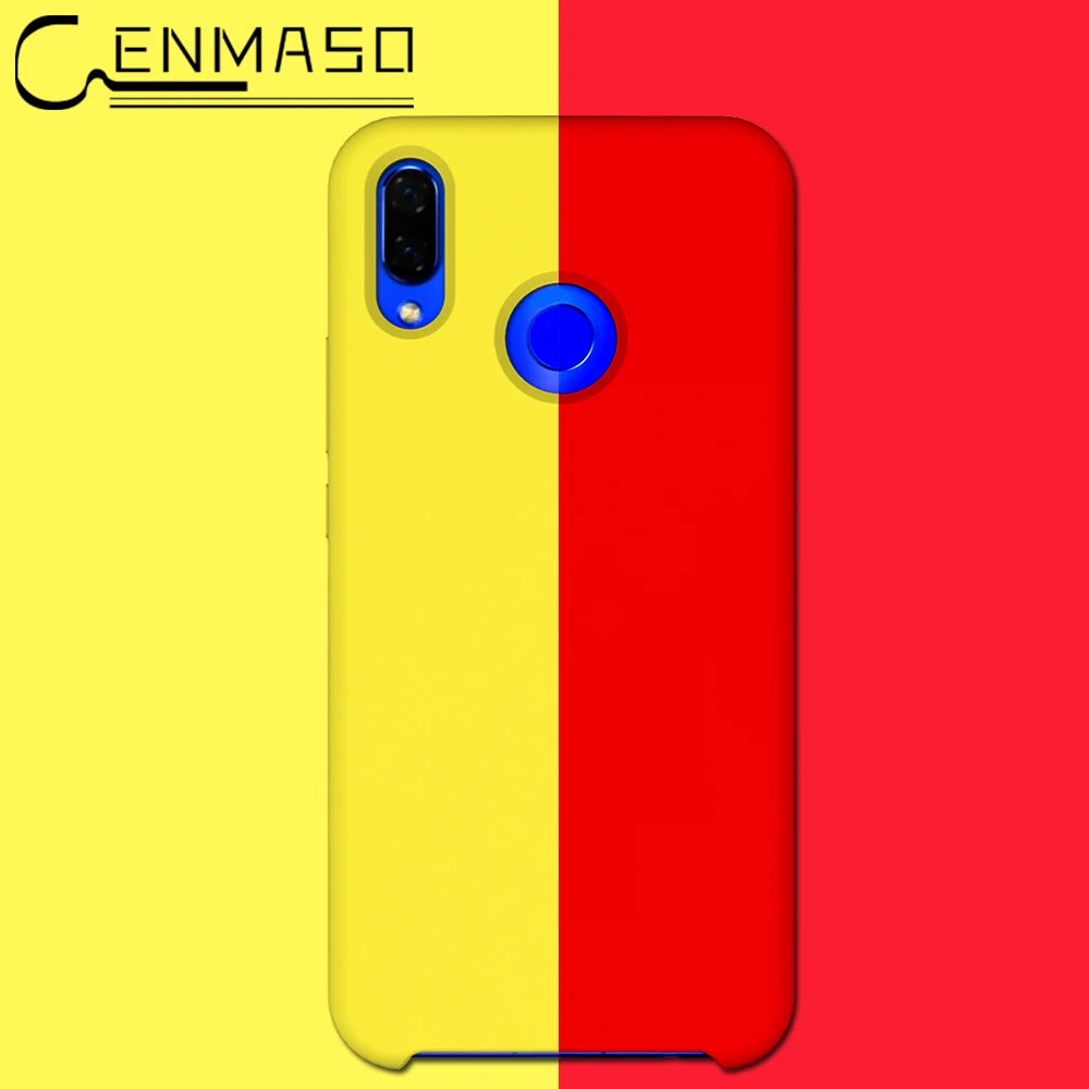 Huawei Nova 3i чехол huawei P Smart Plus чехол P SMART Honor 10 Lite V20 8X 8c Мягкий Жидкий Силиконовый противоударный чехол для телефона