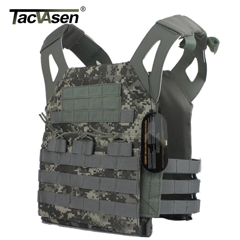TACVASEN Камуфляжный военный тактический жилет Wargame Body Molle Armor без рукавов gar men t Jungle Equip men t men Army gear D-SZLM-014
