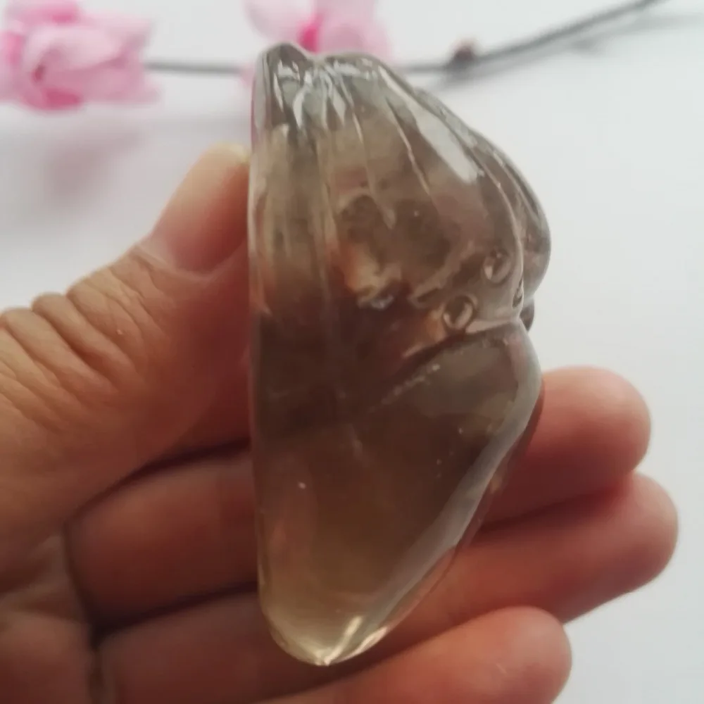 95 г натуральный дымчатый кварцовый материал скульптура pi целебная рейки фэншуй