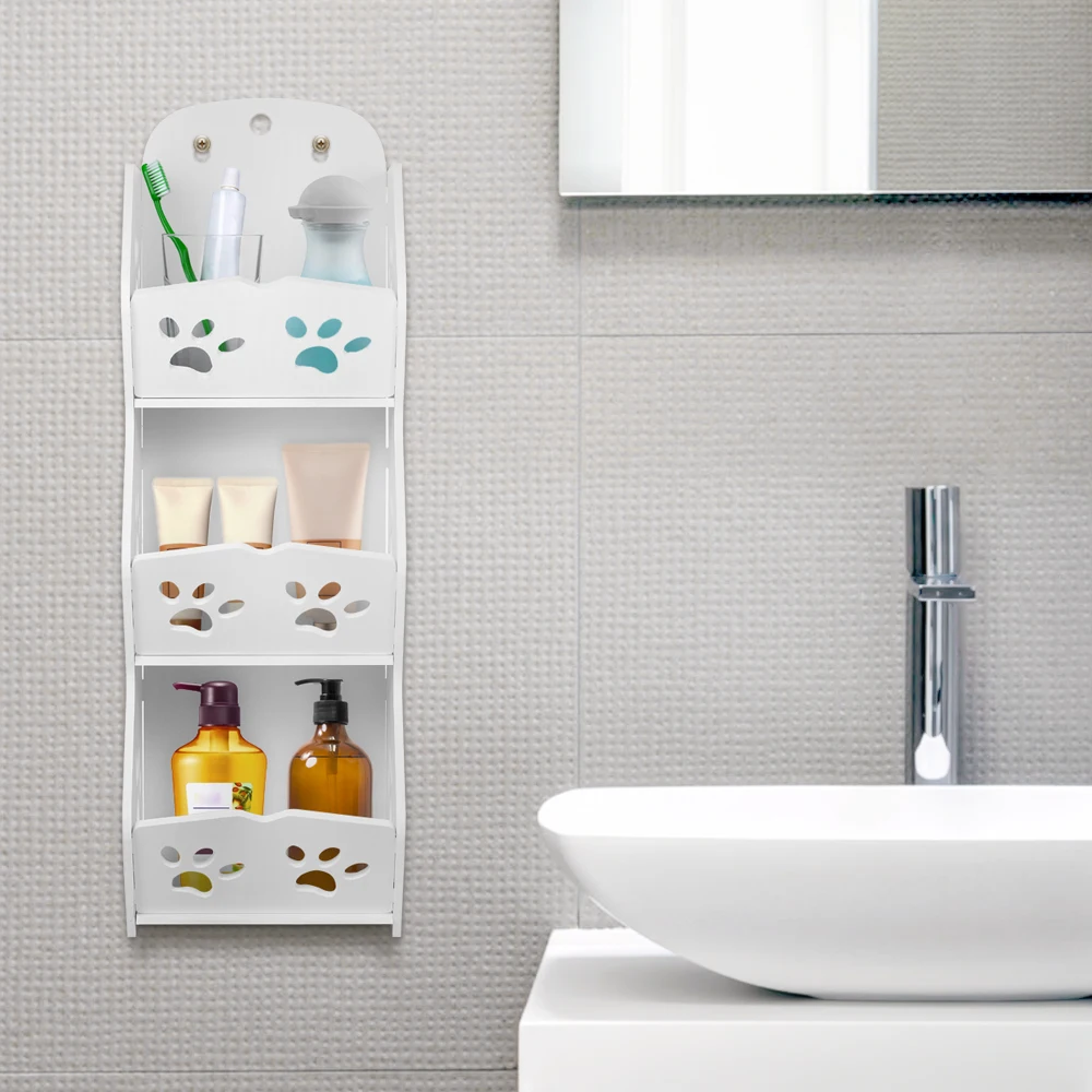 3 уровневая корзина для хранения Органайзер полка DIY Набор Съемная моющаяся