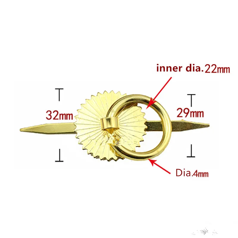 

Bulk Antique Yellow/Gold Cabinet Knobs and Handles Furniture Knobs Kitchen Drawer Cupboard Ring Pull Handles Furniture Fittings