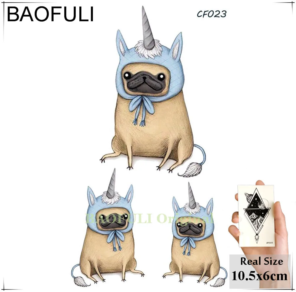 Баофули 25 Дизайн Детские наклейки для тела с временными татуировками геометрических космоса планеты треугольник черные наручные наклейки.