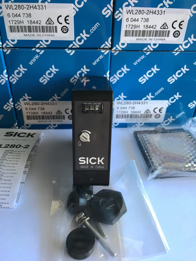 WL280 2H4331 6044738 фотоэлектрический переключатель Датчик Sick 100% новый и