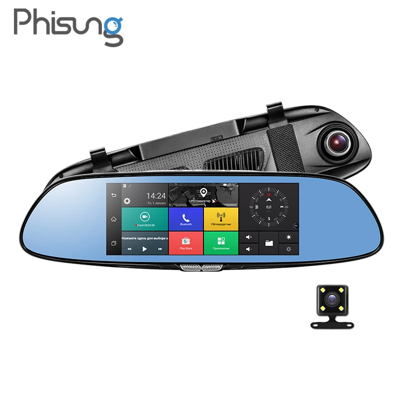 3G видеорегистратор+Android 5.0 GPS видеорегистраторы автомобильные+Bluetooth регистратор