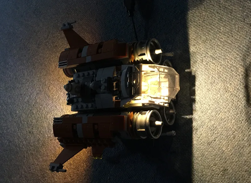 Светодиодный светильник комплект для 75178 и 05111 на джакку Quadjumper (блок дизайнер не