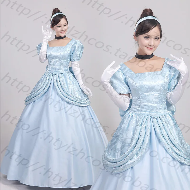 

princess Cinderella Cosplay Costume Dress Cartoon Cosplay Cinderella Costume