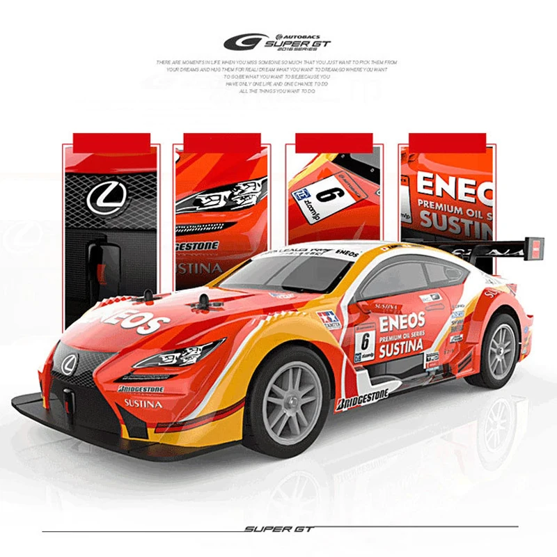 Игрушка для детей HOT High Speed Car в стиле спортивных гонок с 2,4 ГГц радиоуправлением, 4WD, электронным управлением и занятиями giochi bambini NEW.