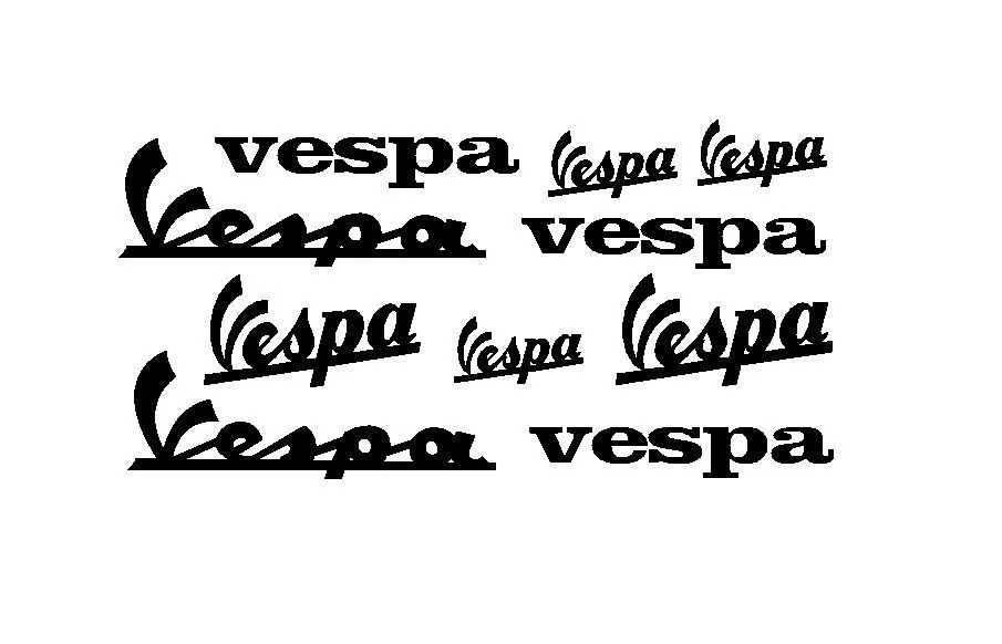Набор стикеров для 1 комплекта 10 Vespa GT GTS LX ET PX GS PK ET2 ET4 GTV автомобильный Стайлинг |