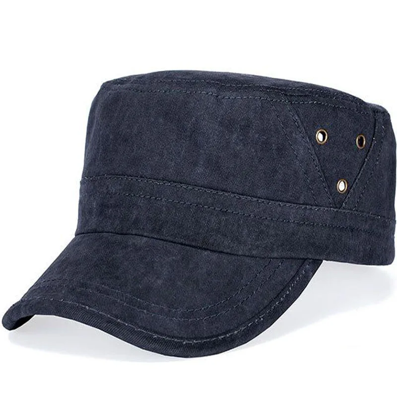 SUOGRY мода для взрослых Gorra высокое качество промытый хлопок Регулируемый сплошной цвет военная шапка унисекс немецкая армейская шапки