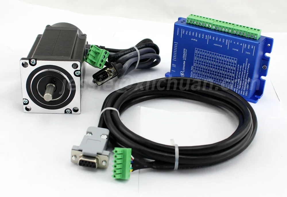Lichuan nema 23 cnc шаговый двигатель 2nm LC57H276 2 фазы замкнутый цикл Драйвер системы|nema 23|cnc