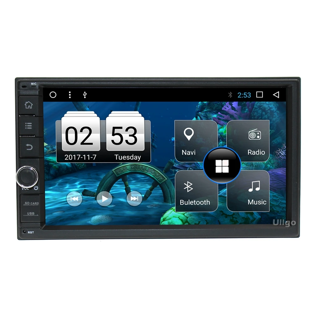 Универсальный автомобильный DVD GPS Android 7 1 Авторадио 2din с 2G RAM дюймовый экран Bluetooth