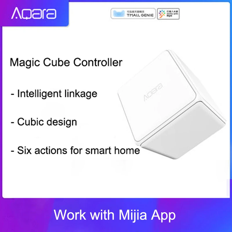 Контроллер Aqara Magic Cube версия Zigbee управляемая шестью движениями для умного дома