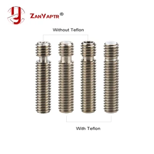 Термоусадочная трубка E3D V5 Hotend для принтера 1,753,0 мм, цельнометаллическая, с ПТФЭ, из нержавеющей стали