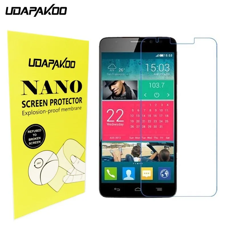 Для Alcatel One Touch Idol X Ultra OT 6033 X'Pop 5035 Star 6010 мягкая стеклянная пленка нано