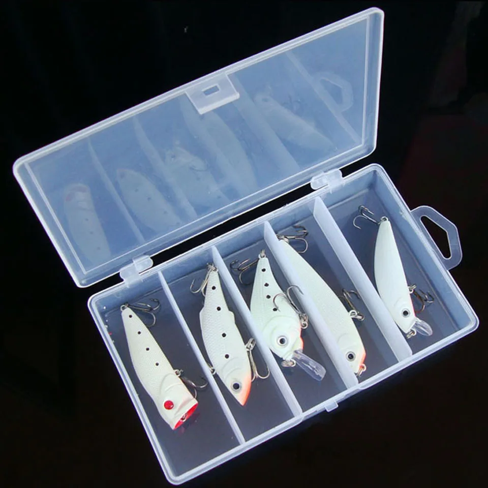 5 шт./лот светящиеся рыболовные приманки в форме гольяна Поппер кренк ВИБ