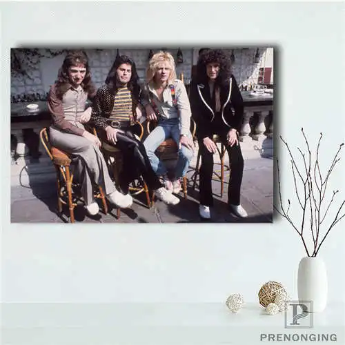 Rectangle Poster Изготовленный На Заказ queen band(2)@ Печатный постер тканевый настенное искусство картины для декора гостиной#18-12-05-2-74 - Цвет: Rectangle Poster