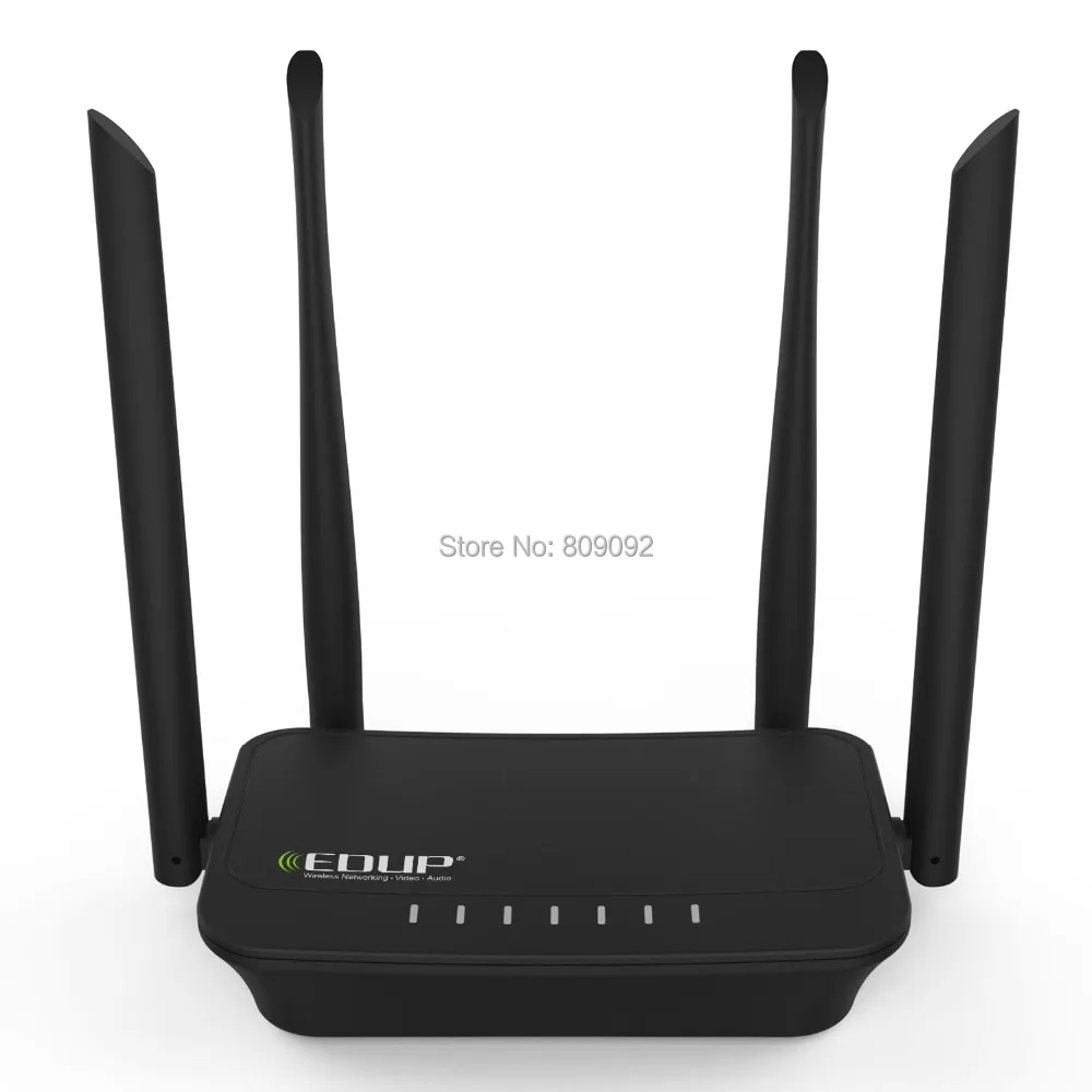 Беспроводной умный Wi Fi роутер 300 Мбит/с Ретранслятор с четырьмя антеннами 5 дБи