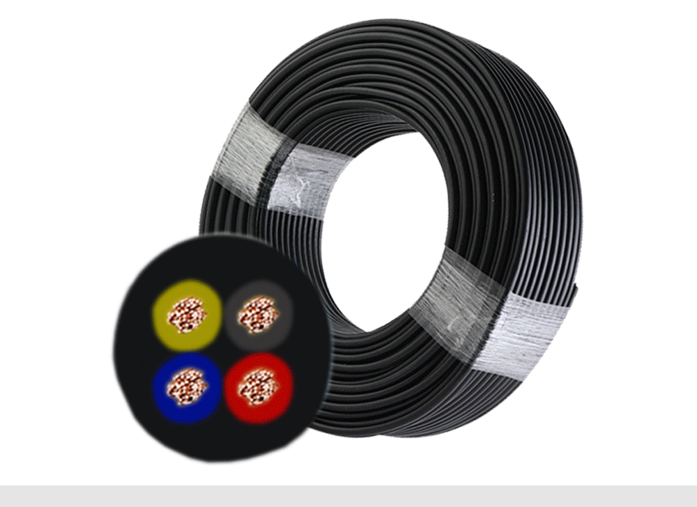 VANSOALL 4-проводной видео-телефон двери системы Удлинительный провод RVV4 0,3* MM2 из чистой меди мульти жильный силовой кабель PVC 5M гибкие провода