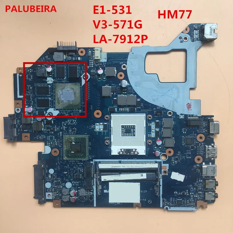 Материнская плата для ноутбука Acer aspire E1 531 материнская с чипами графической карты