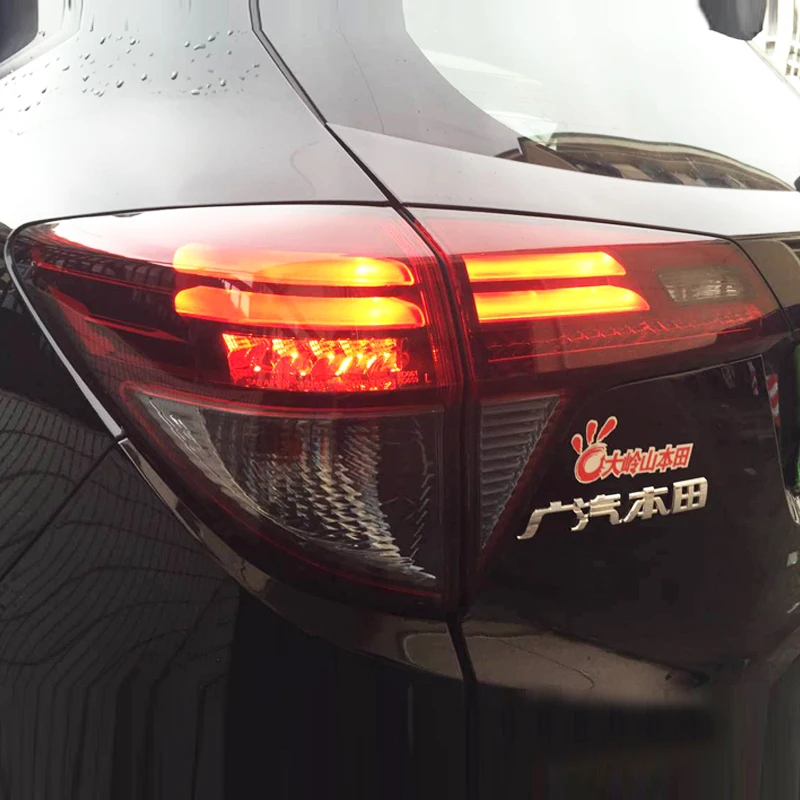 

For HONDA HRV vezel LED Rear Light Red White LF