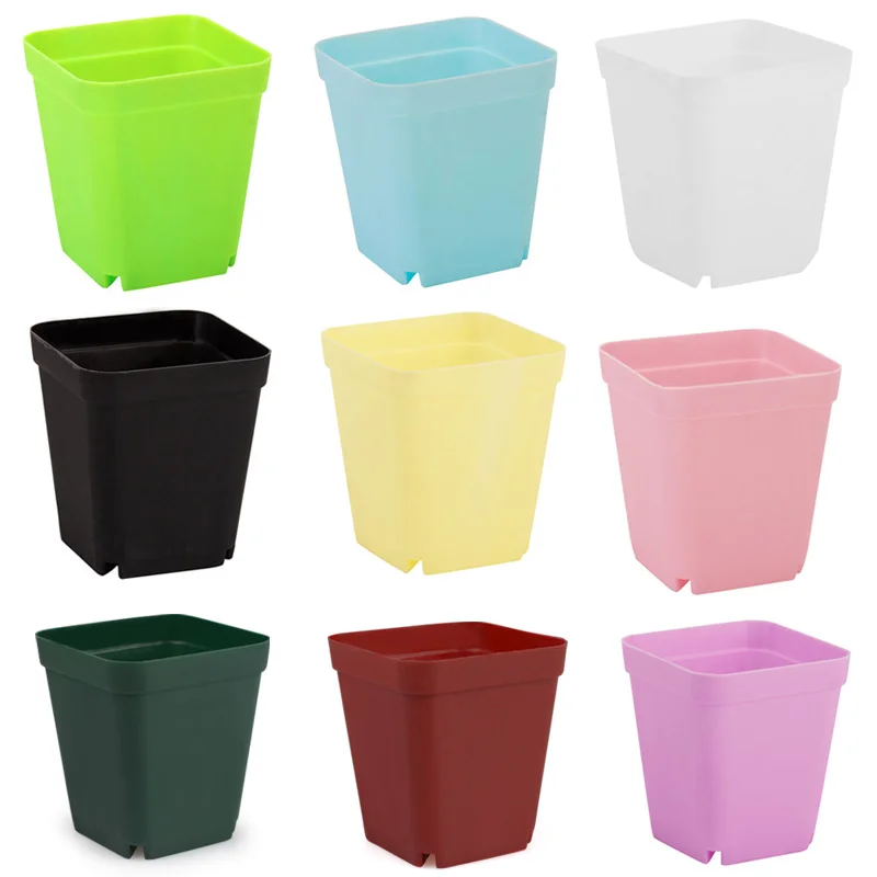 10 шт. пластиковые горшки для цветов | Дом и сад