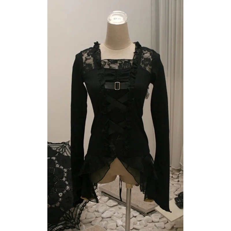 Женский длинный кардиган в стиле панк рейва готический винтажный ретро рок