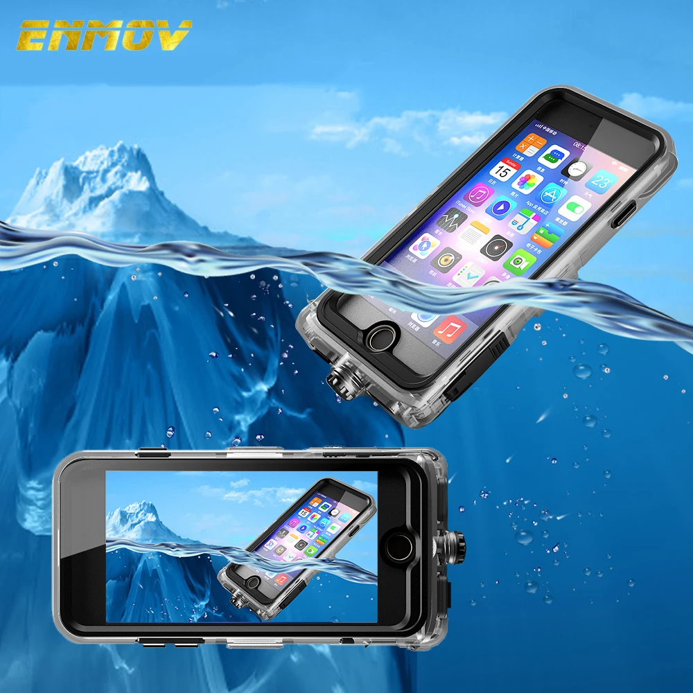 

Чехол для подводной фотосъемки 10 м, водонепроницаемый чехол для iPhone 8 7 6s Plus