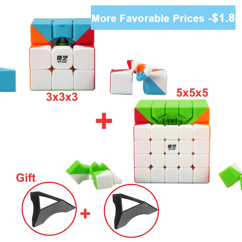 QIYI 2x2x2 3x3x3 4x4x4 5x5x5 7x7x7 магические кубики детские игрушки скоростные Пазлы куб обучающий магический игрушки подарки игровой куб - Цвет: QY 3x5 x ZJ2