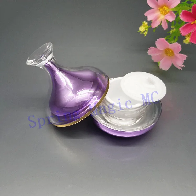 Пурпурная акриловая бутылка для крема глаз 10 г | Красота и здоровье