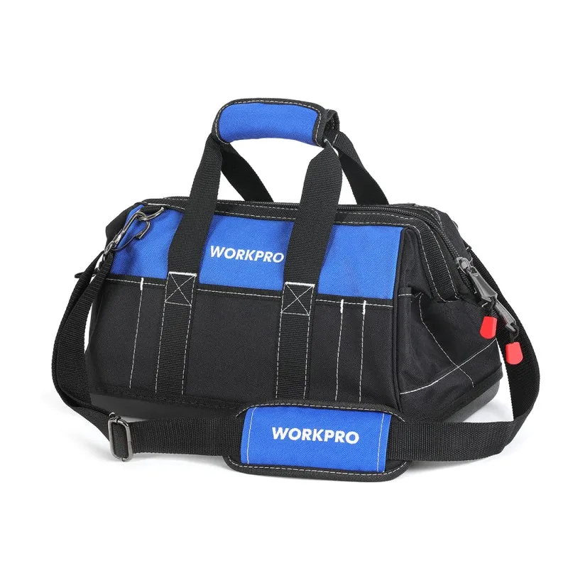 16 inch WORKPRO 4 размера набор инструментов Сумка водонепроницаемая сумка для хранения инструментов Мужская многофункциональная сумка органайзер для инструментов электрик сумка на плечо - Цвет: 16 inch