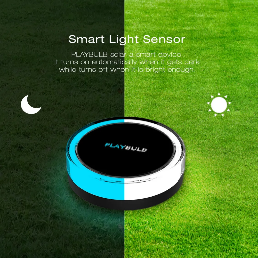 MIPOW PLAYBULB водонепроницаемая светодиодная лампа на солнечной энергии для сада