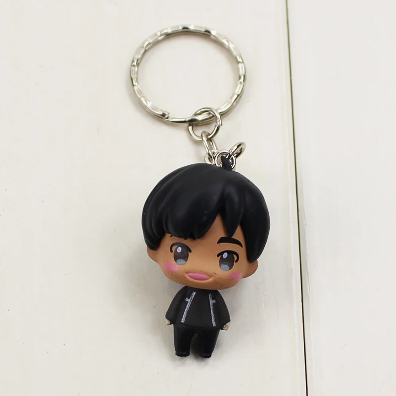 5pcs/lot Yuri on Ice Keychians Katsuki Plisetsky Kenjiro Minami Keyrings Figures for Children | Игрушки и хобби