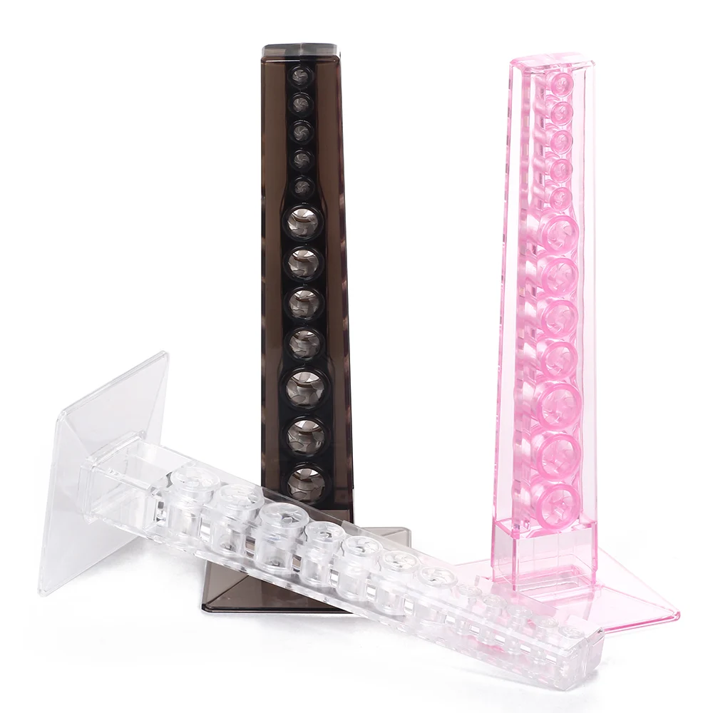 Professional Makeup Brush Holder Stand 12 Holes Air Drying Make Up Cosmetic Brushes Set Stand Drying Rack Shelf Organizer