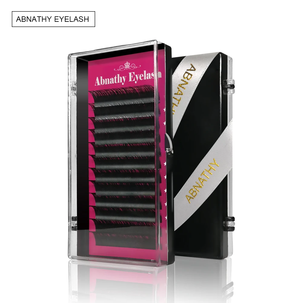 Изготовление под заказ использование Abnathy наращивание ресниц CurlJB C D Thickness005-025 Length7-15